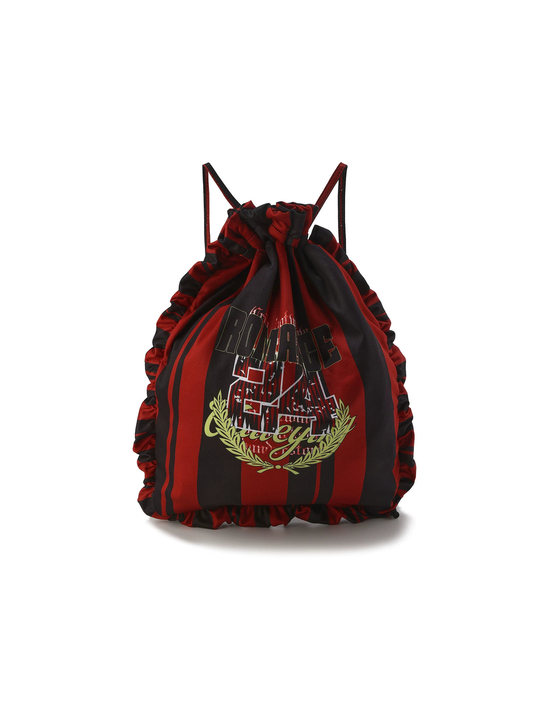24ans Drawstring Backpack In Blue And Red-2