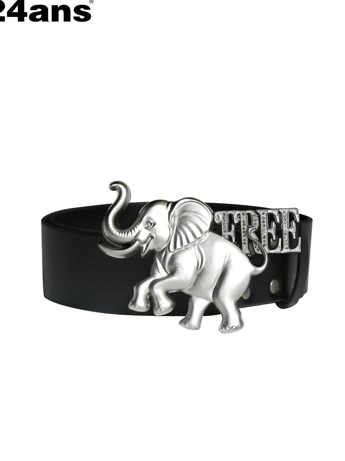 Elephant Emblem Metal Belt Belt