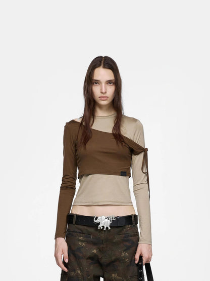 Elephant Emblem Metal Belt Belt