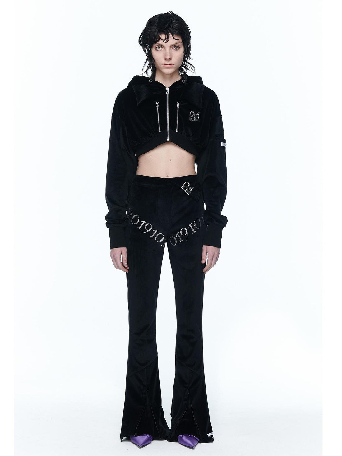 24ans Exclusive Velvet Suit Set 2024 Spring