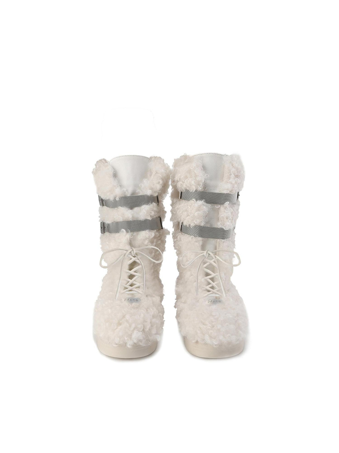 24ans Faux Fur Ankle Boots With 4cm Heel