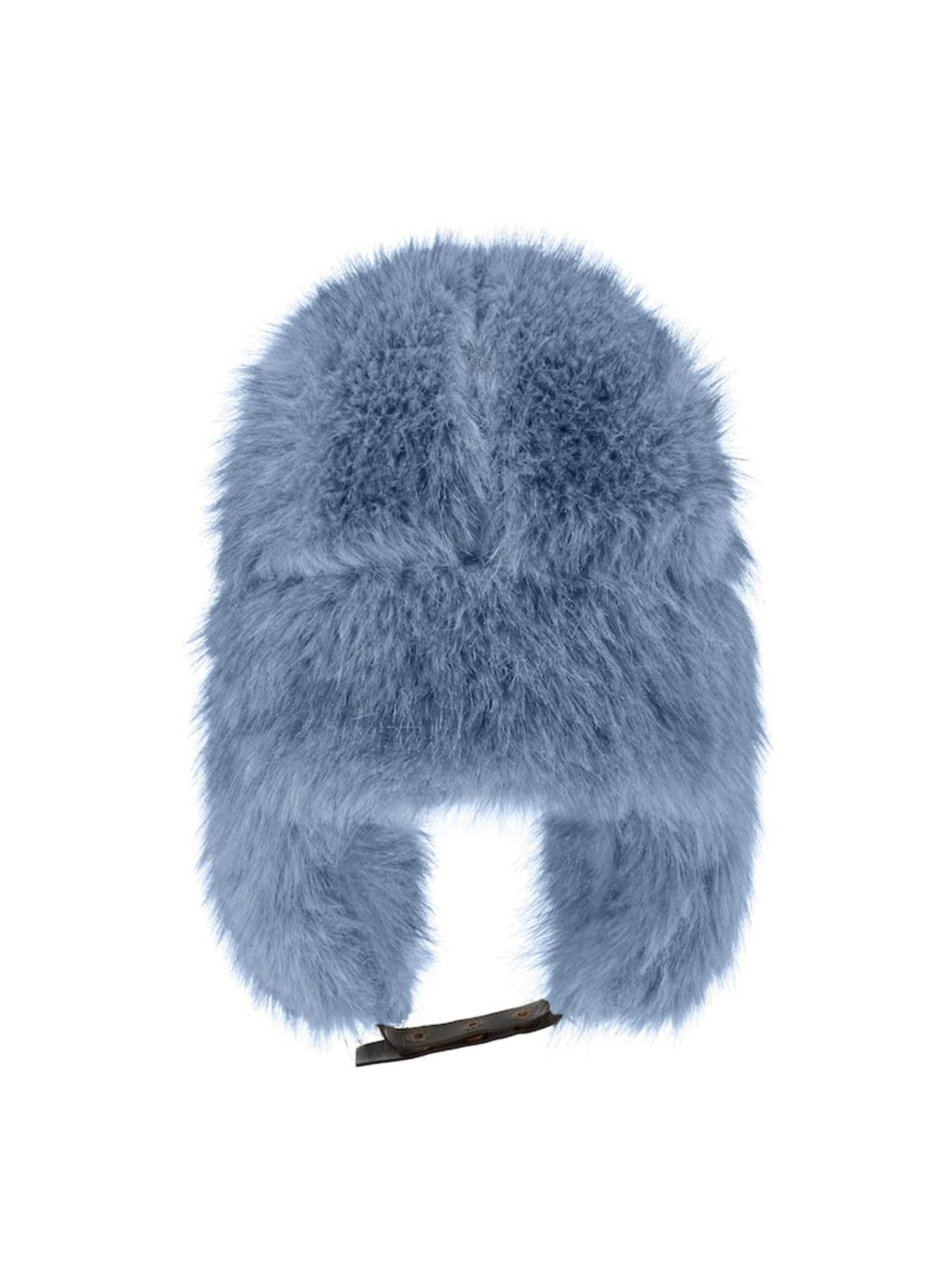 24ans Faux Fur Aviator Hat For Extreme Cold Weather Black