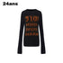 24ans Flocking Knit Long Sleeve Top MISSTT
