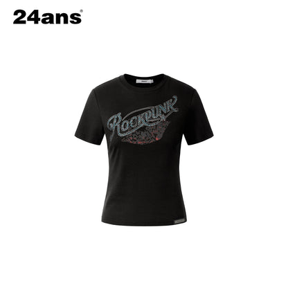 24ans_Gradient_Rhinestone_Ink_Print_Metal_Tag_Women&