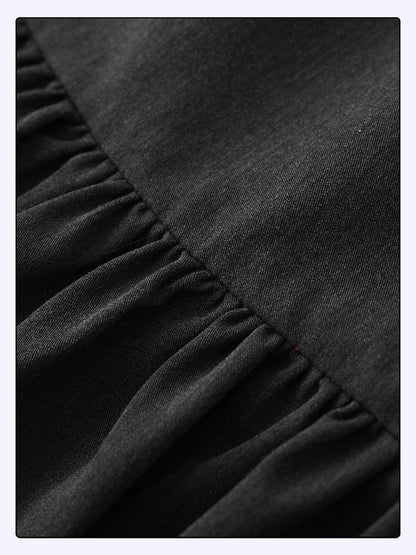 24ans Halter Neck Chain Strap Bubble Hem Fit &amp; Flare Short Dress