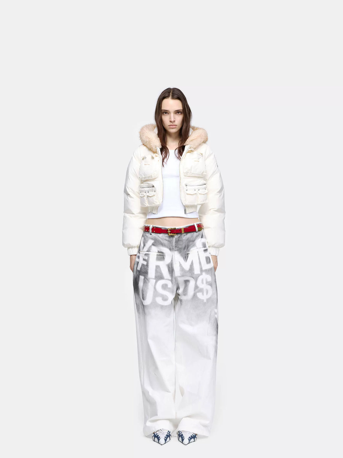 24ans Hooded Down Jacket With 3D Pockets Down Jacket-1