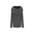 24ans Knitted Sweater Dress With Faux Fur Trim MISSTT