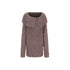 24ans Knitted Sweater Dress With Faux Fur Trim MISSTT