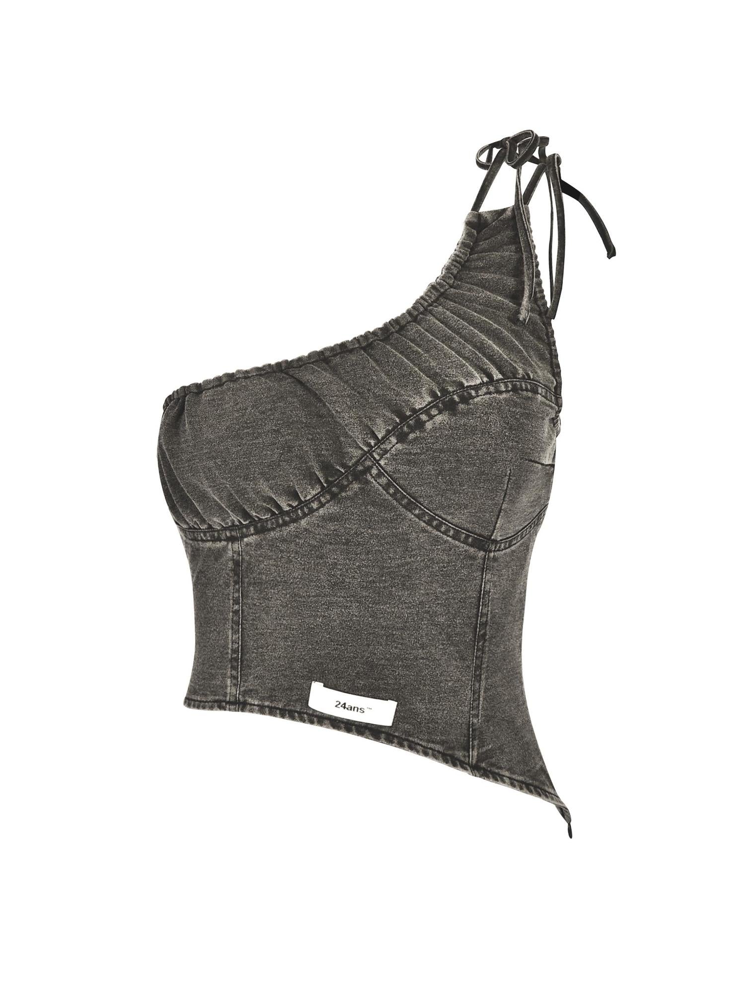 24ans Liberate Sloping Shoulder Gallus Top