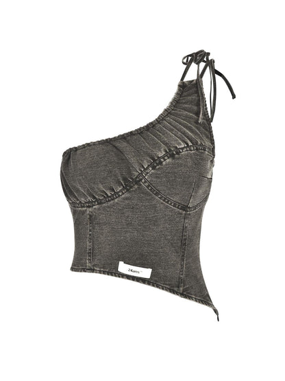 24ans Liberate Sloping Shoulder Gallus Top