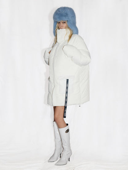24ans Long Down Coat 252g Down 260g Cotton Fill Two Options