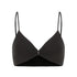 24ans Metallic Ring Knot Bra Top Black White MISSTT