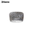 24ans Mottled Gradient Punk Figure Eight Buckle Women&