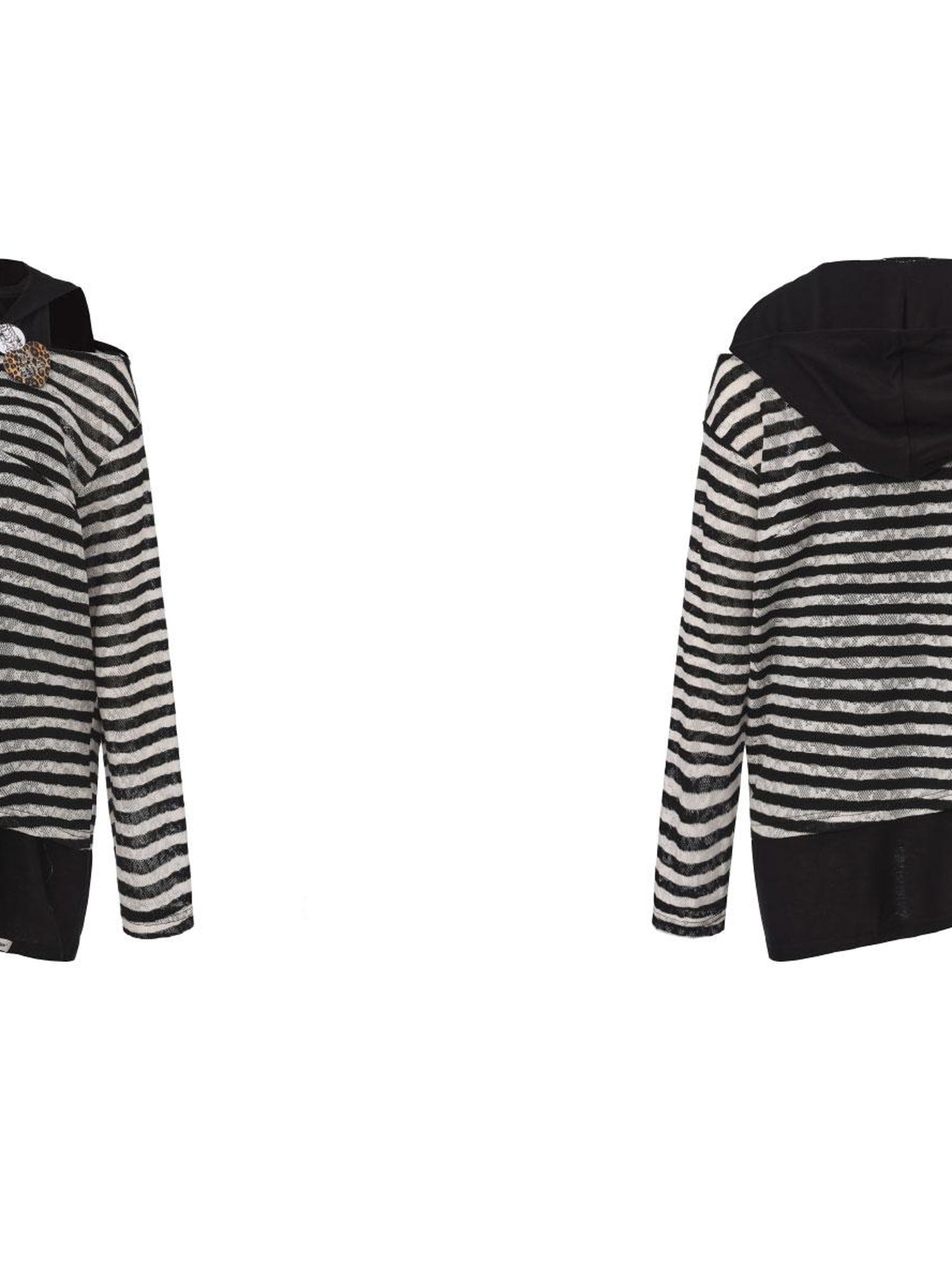 24ans Off Shoulder Stripe Layered Top