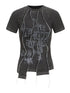 Offset Tee Grey Green