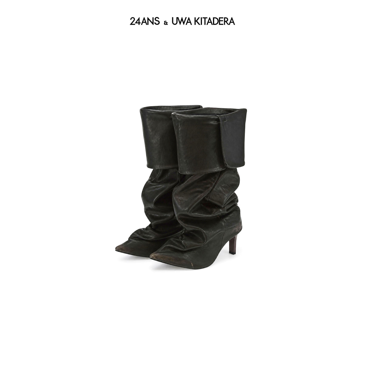 24ans_Pointed_Toe_Platform_Slouch_High_Heel_Pu_Women&