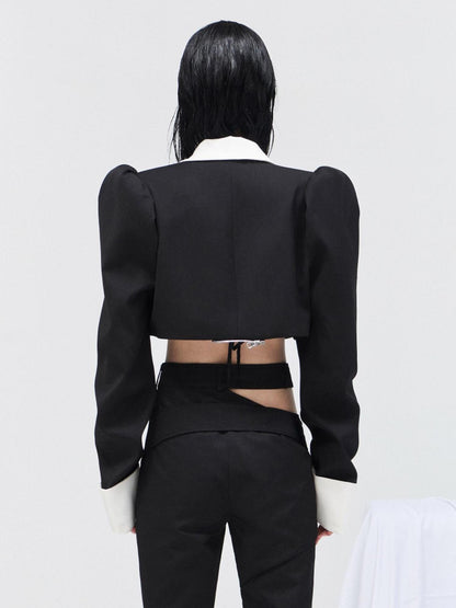 24ans Puffed Sleeve Suit 2024 Spring