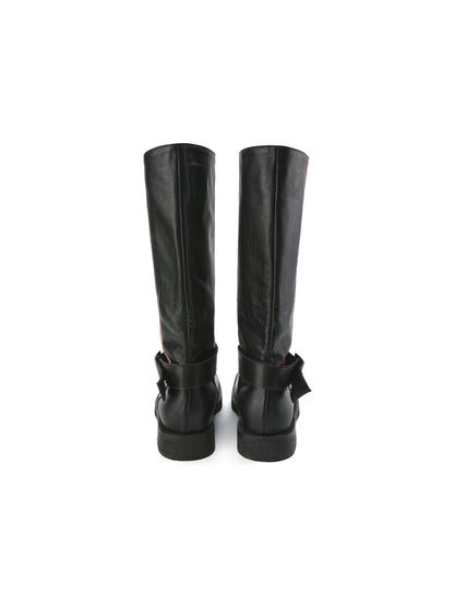 24ans Punk Ankle Boots With Embroidered Logo Since 2019-2