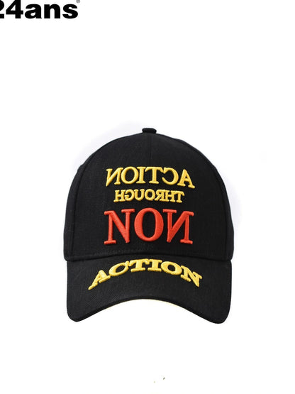 24ans Punk Embroidery Denim Baseball Cap Hat