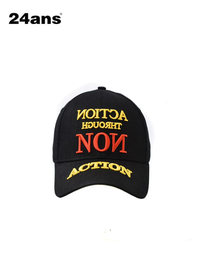 24ans Punk Embroidery Denim Baseball Cap Hat-1