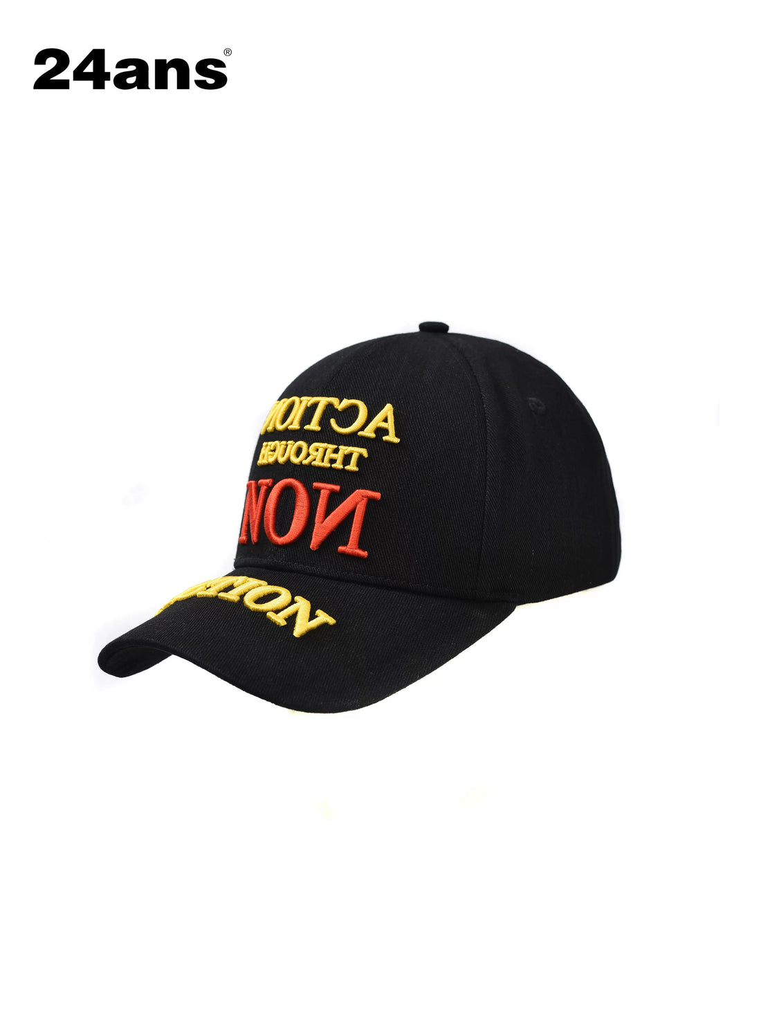 24ans Punk Embroidery Denim Baseball Cap Hat-2