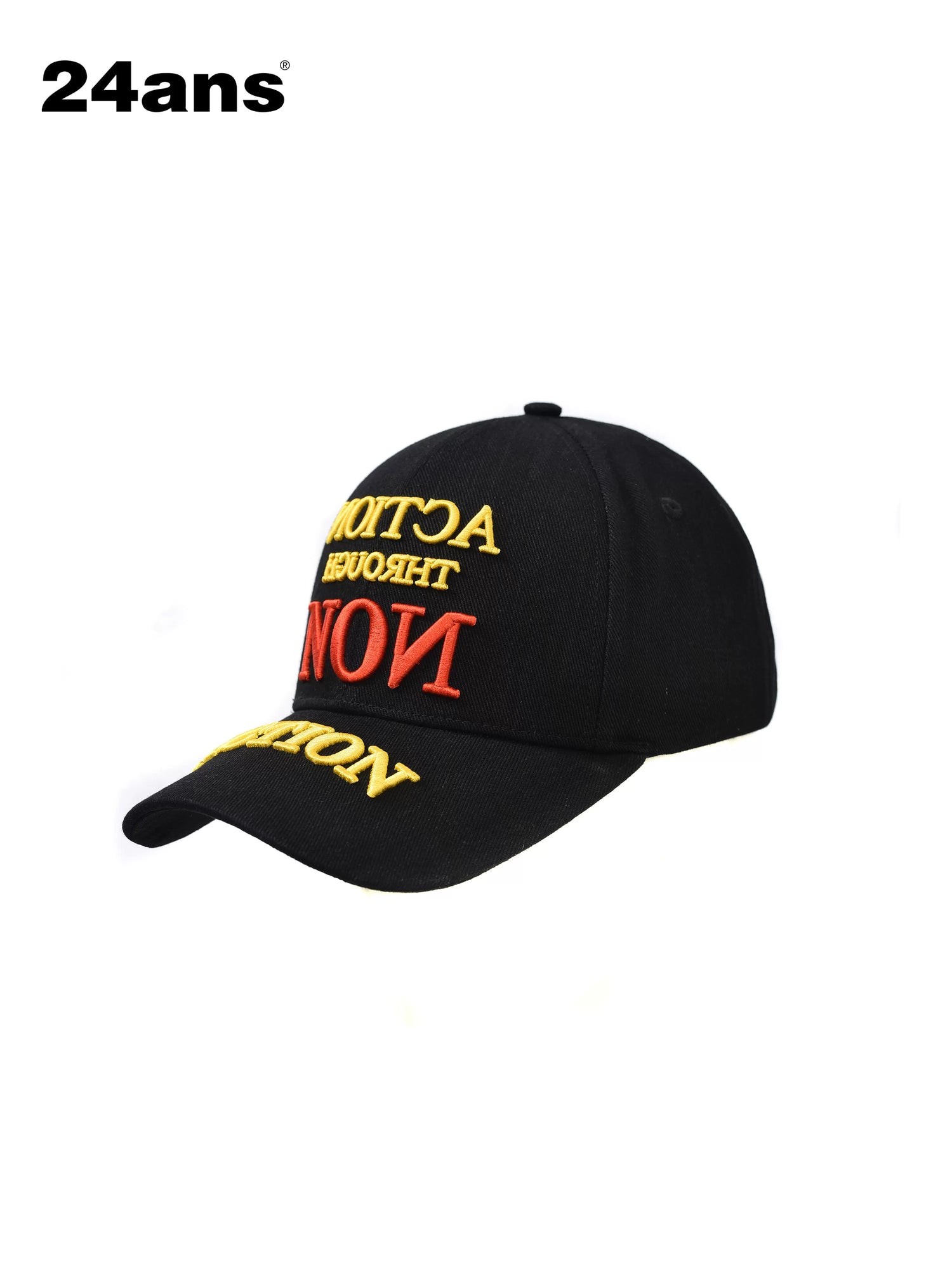 24ans Punk Embroidery Denim Baseball Cap Hat-2