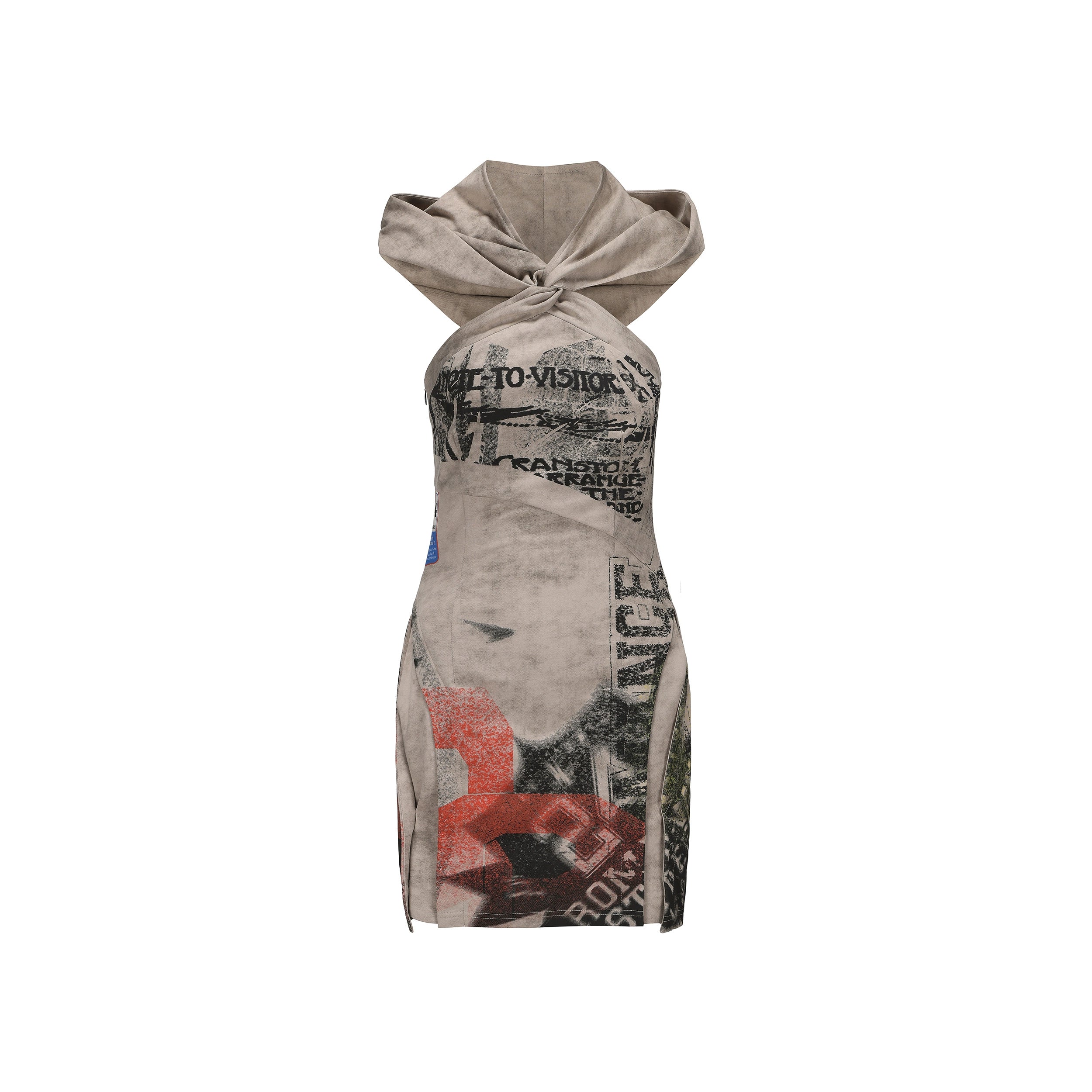 24ans_Punk_Healing_Cotton_Nylon_Backless_Mini_Dress_MISSTT