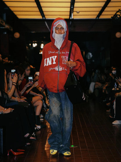 24ans Punk Love Cotton Hoodie Hoodies/Sweatshirt