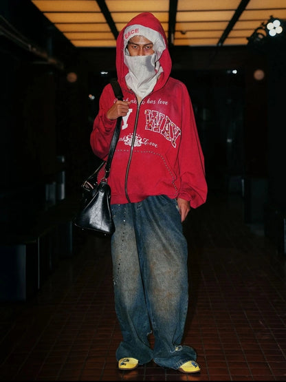 24ans Punk Love Cotton Hoodie Hoodies/Sweatshirt