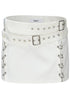 Punk Mini Skirt In Black And White