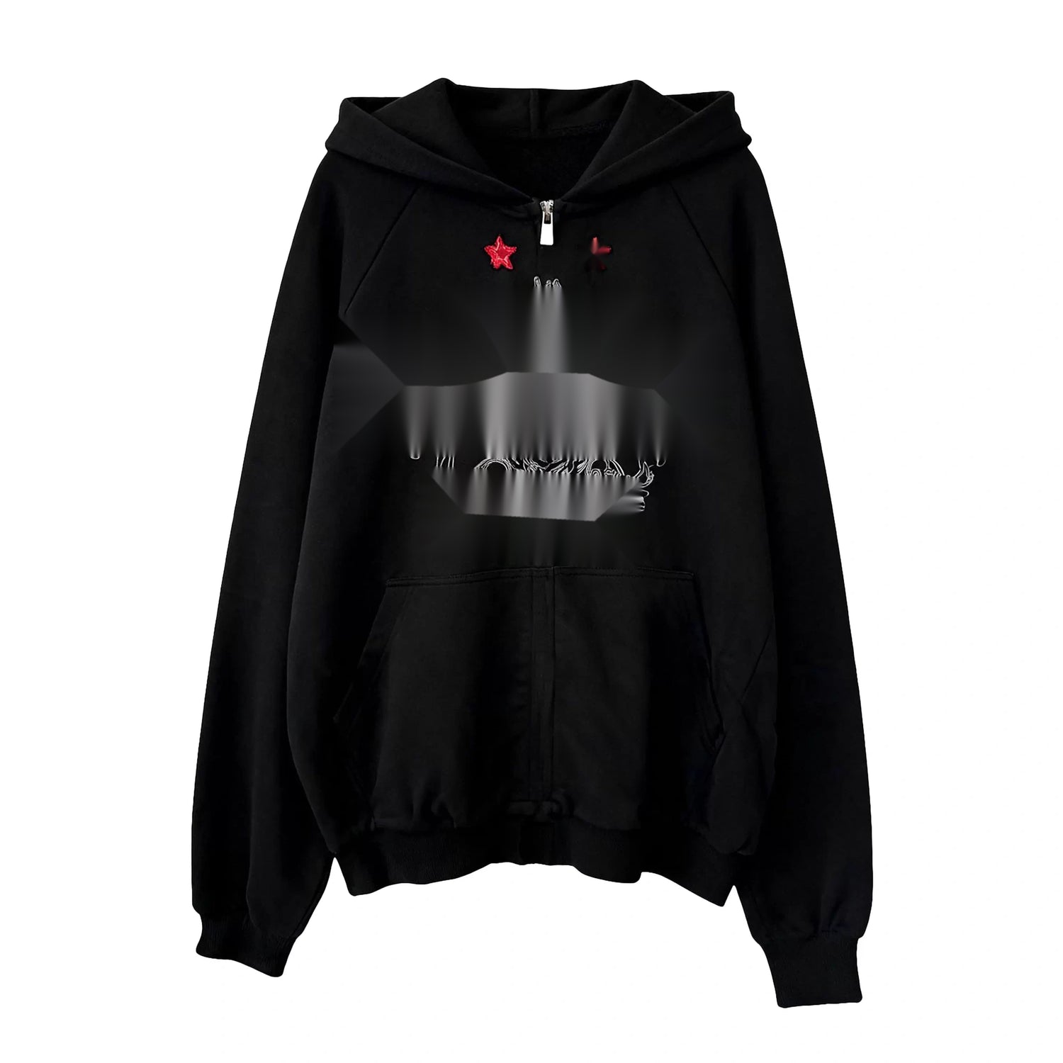 24ans_Punk_Printed_Hoodie_With_Zipper_MISSTT