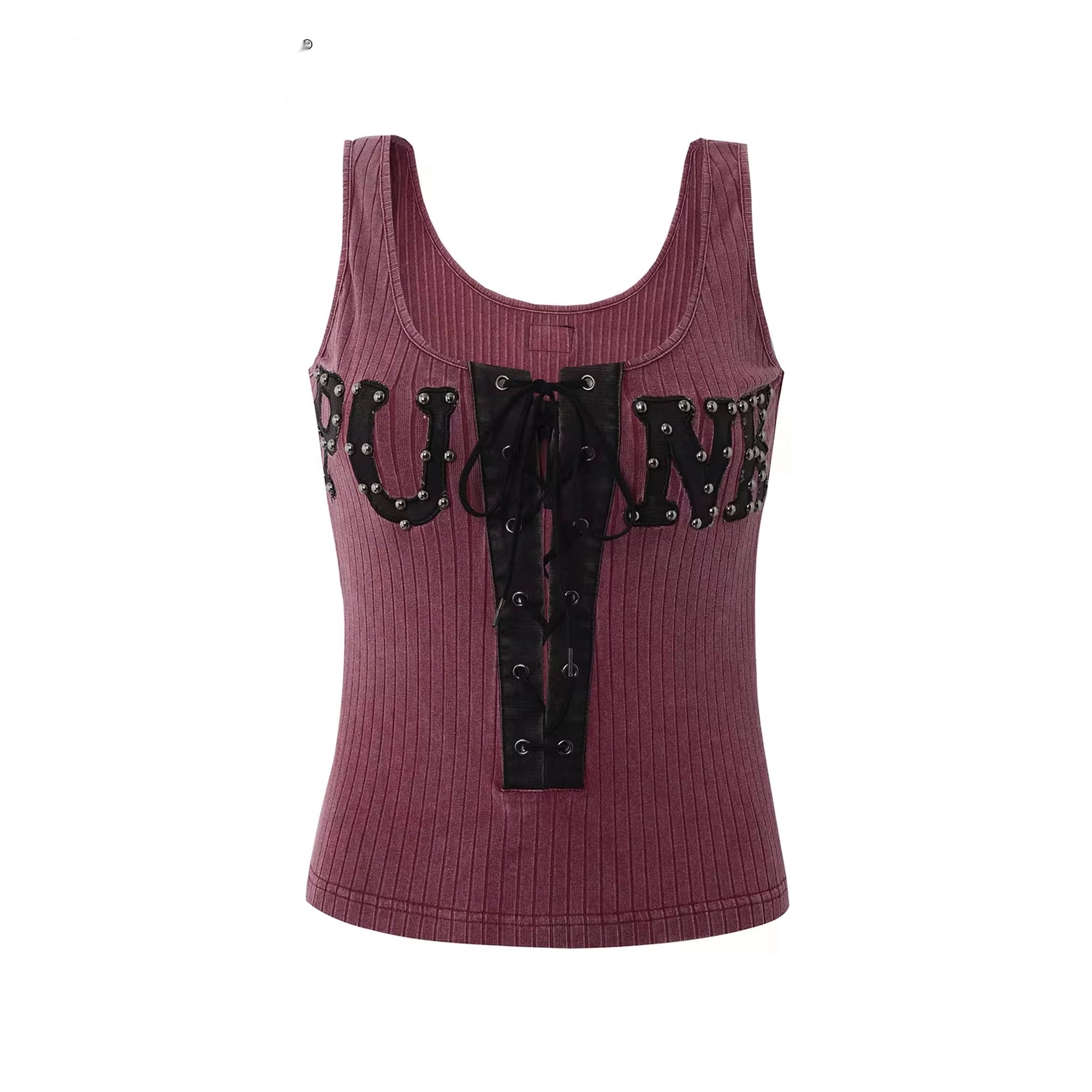 24ans_Punk_Strap_Rivet_Patchwork_Vest_MISSTT