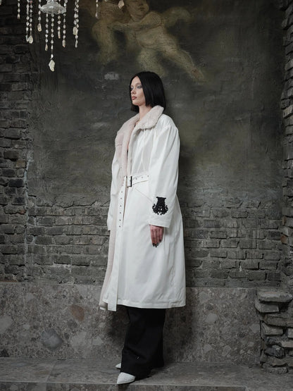 Reversible Faux Fur Leather Double Face Coat