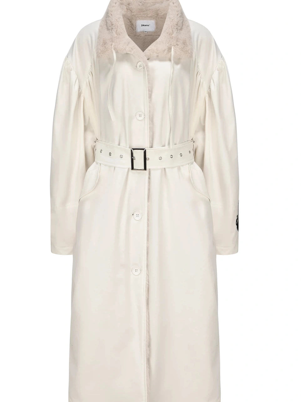Reversible Faux Fur Leather Double Face Coat
