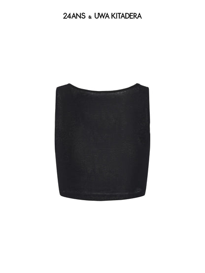 24ans Rhinestone Cropped Racerback Women&