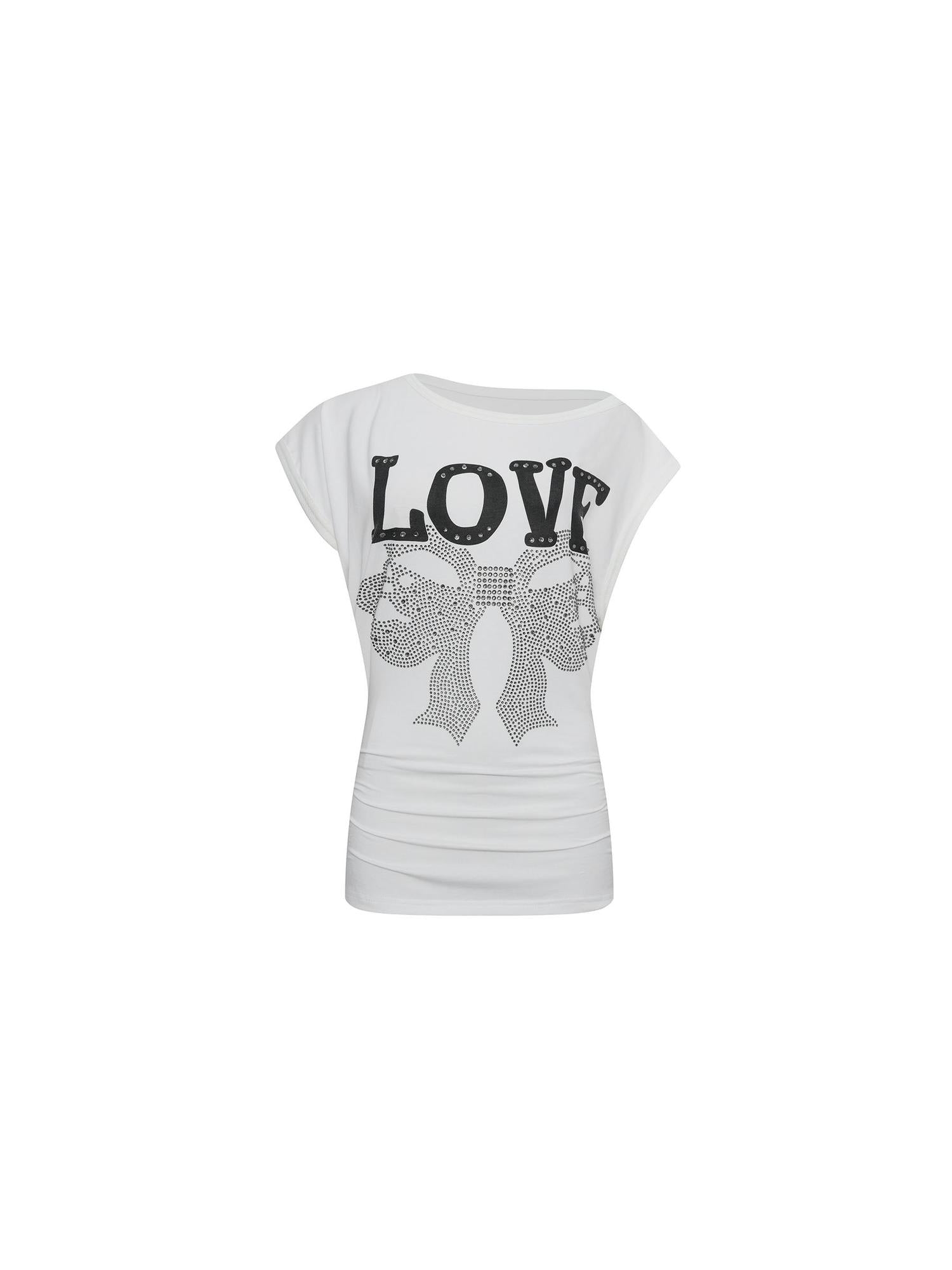 24ans Rivet T-Shirt In Black And White