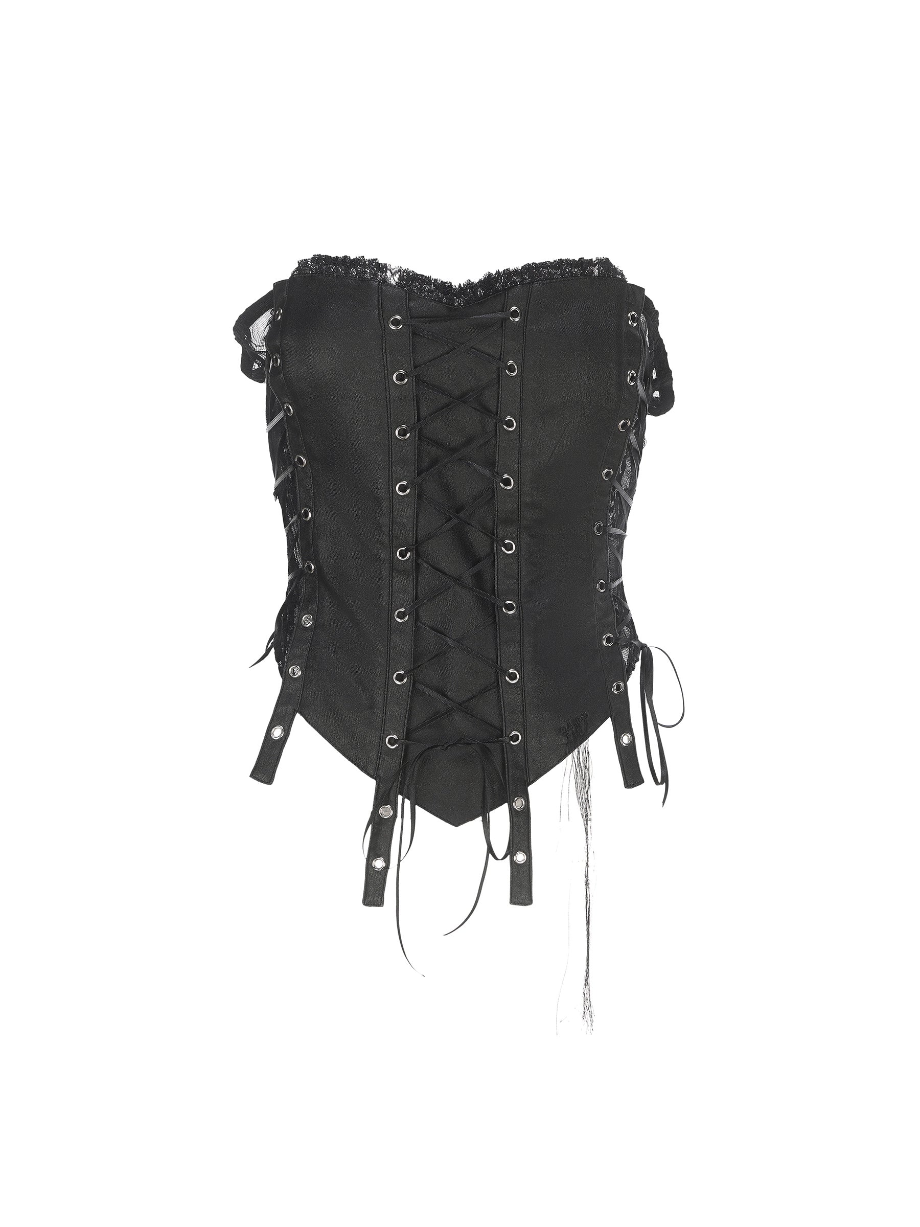 24ans_Satin_Bustier_Lace_Top_And_Skirt_Set_MISSTT