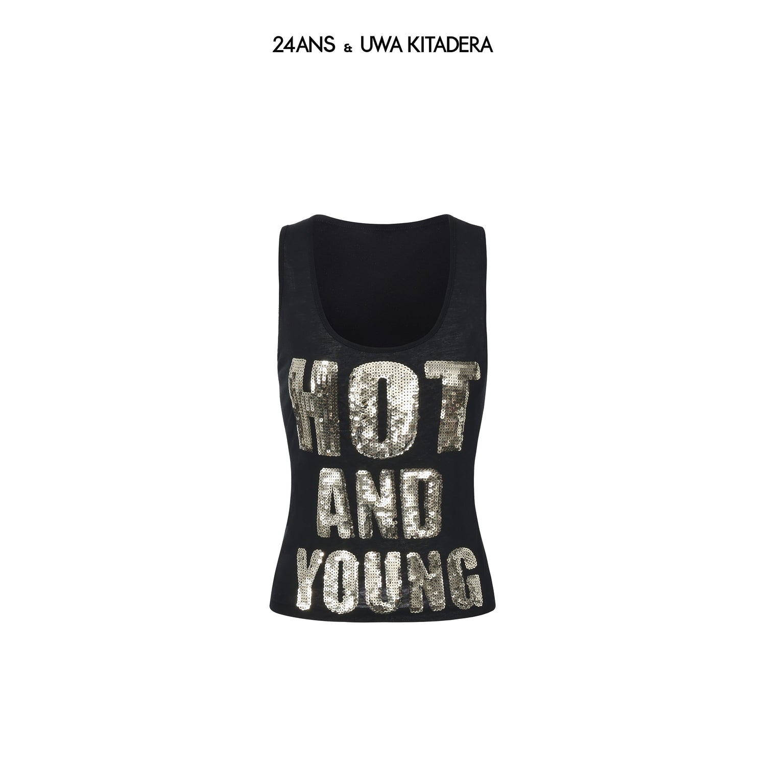 24ans_Sequined_Embroidered_Letter_And_Figure_Women&