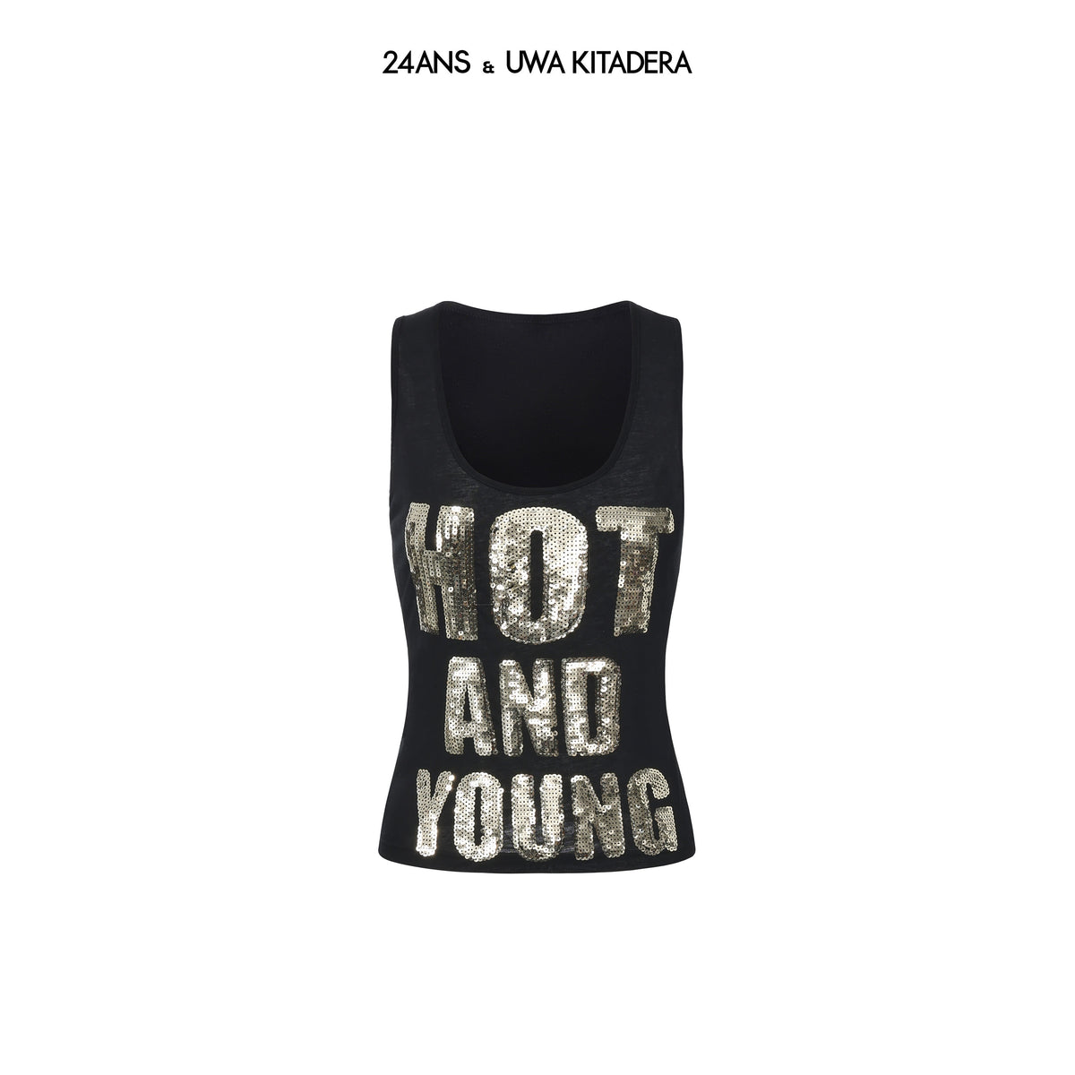 24ans_Sequined_Embroidered_Letter_And_Figure_Women&