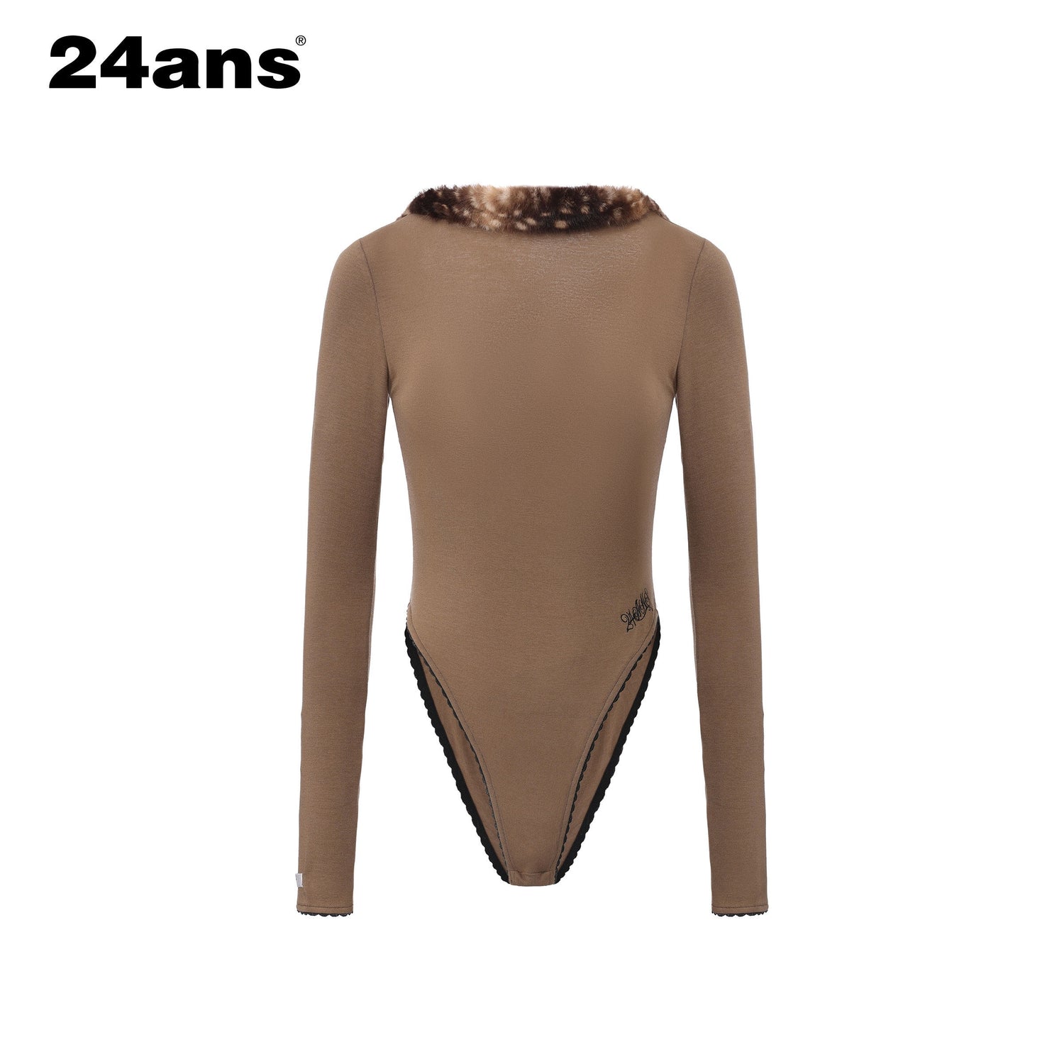 24ans_Sexy_Slim_Fit_Panel_Lyocell_Wool_Stretch_Long_Sleeve_Women_Black_T-Shirt_MISSTT