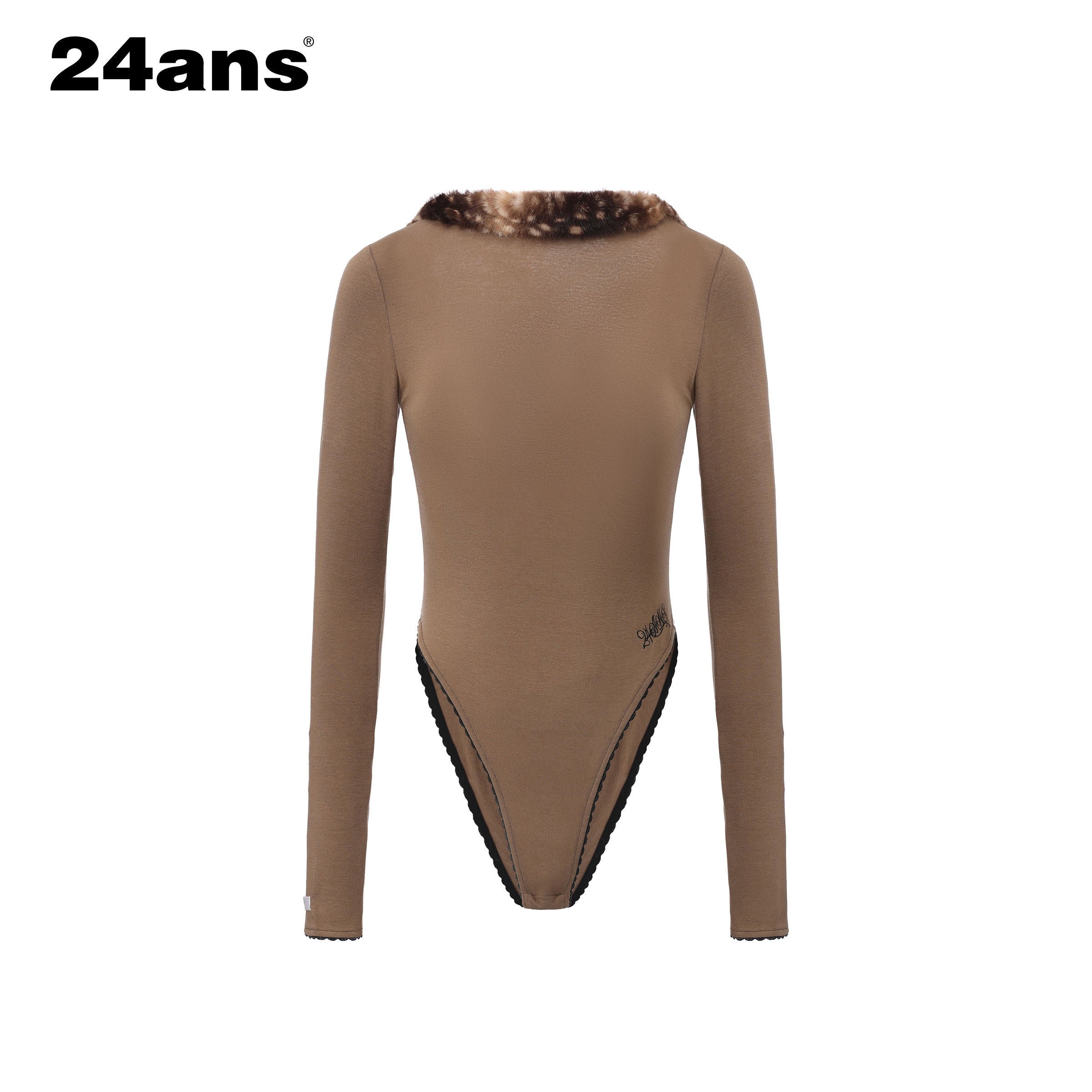 24ans_Sexy_Slim_Fit_Panel_Lyocell_Wool_Stretch_Long_Sleeve_Women_Black_T-Shirt_MISSTT