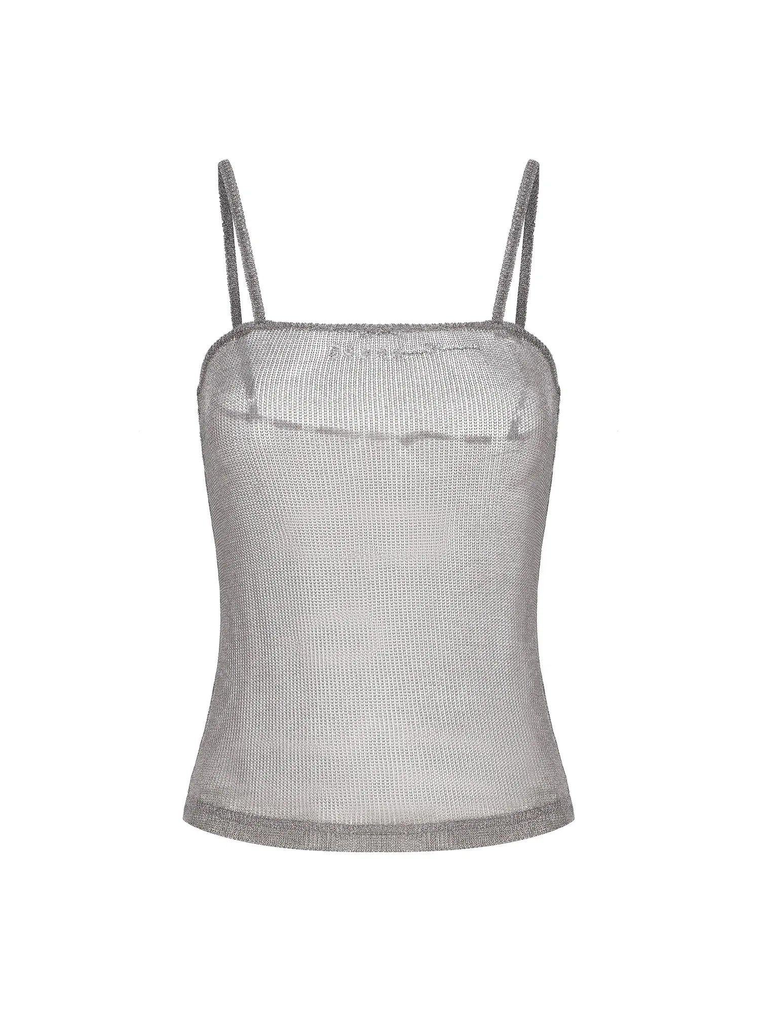 Sheer Rayon Blend Slip Dress With Lace Trim