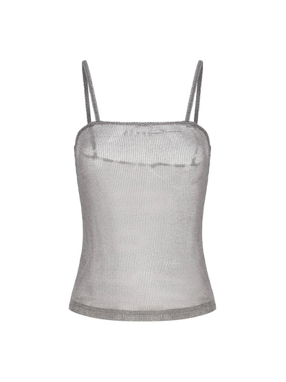 Sheer Rayon Blend Slip Dress With Lace Trim