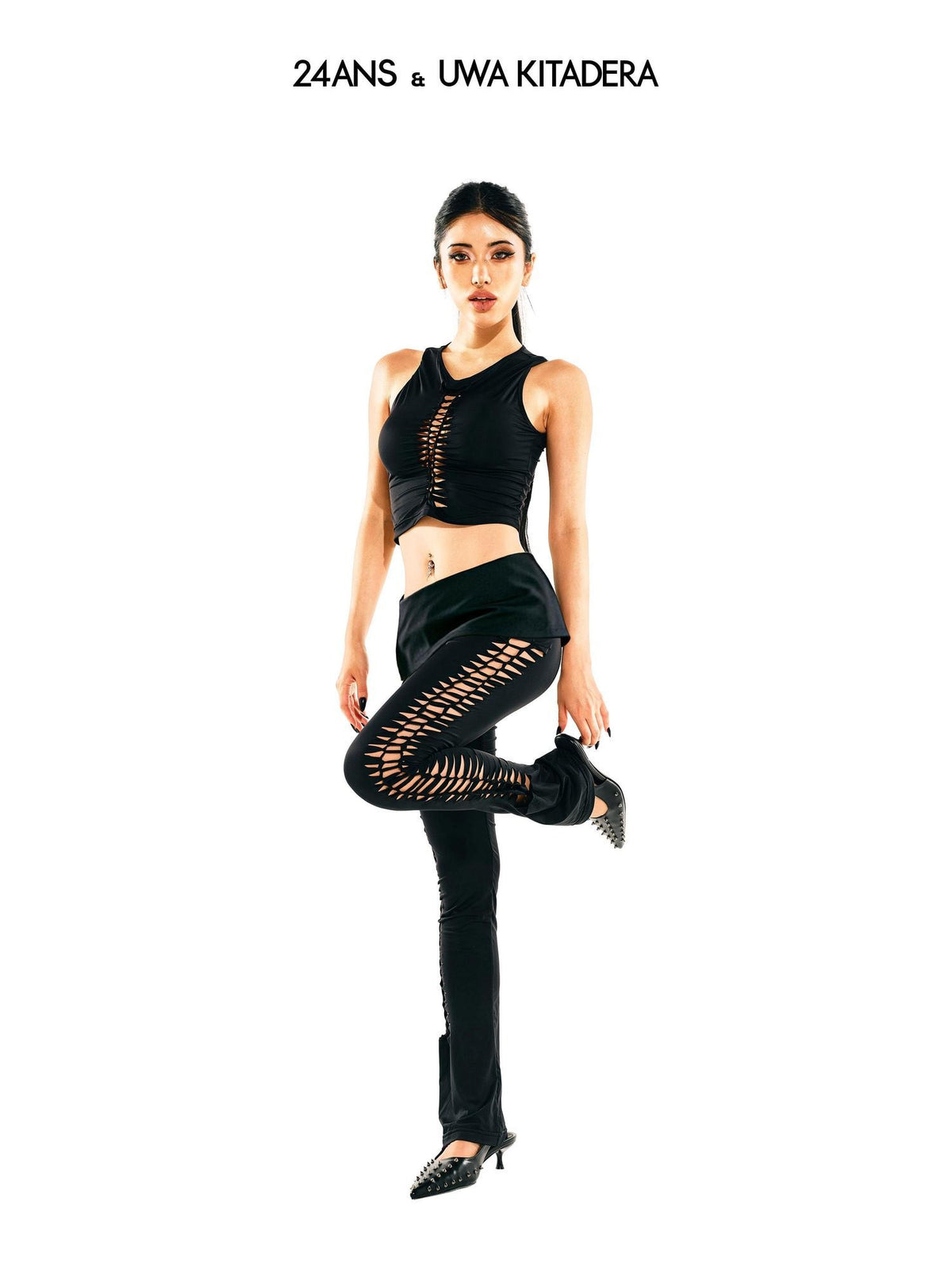 24ans Sleeveless Tank Two Piece Women&