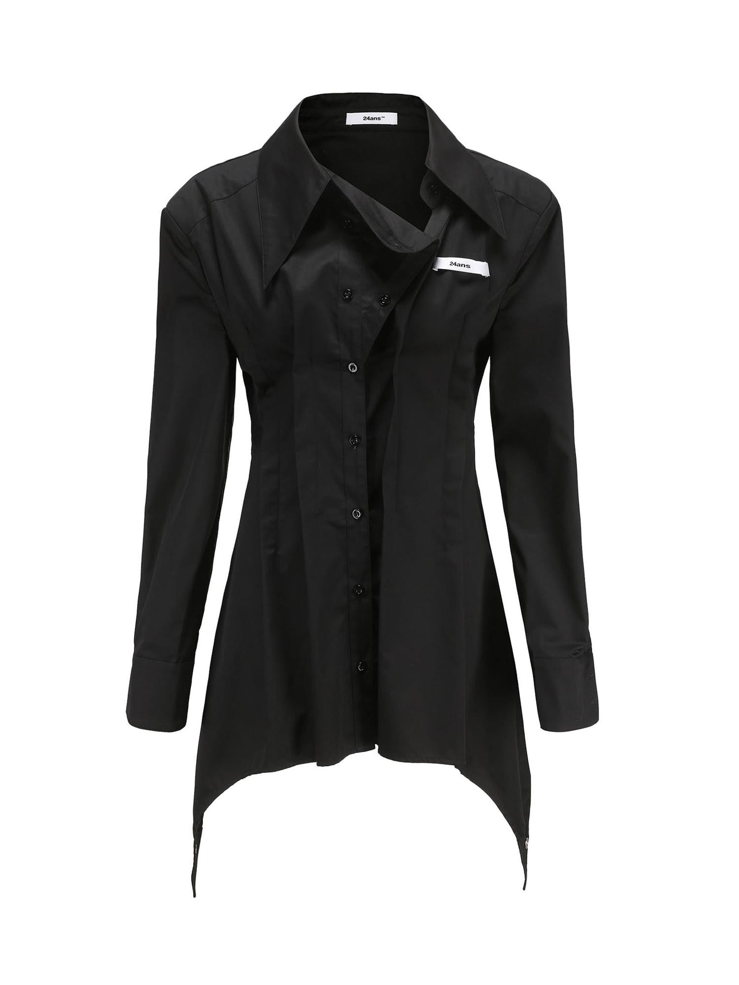 24ans Slinky Waist Tie Shirt Dress