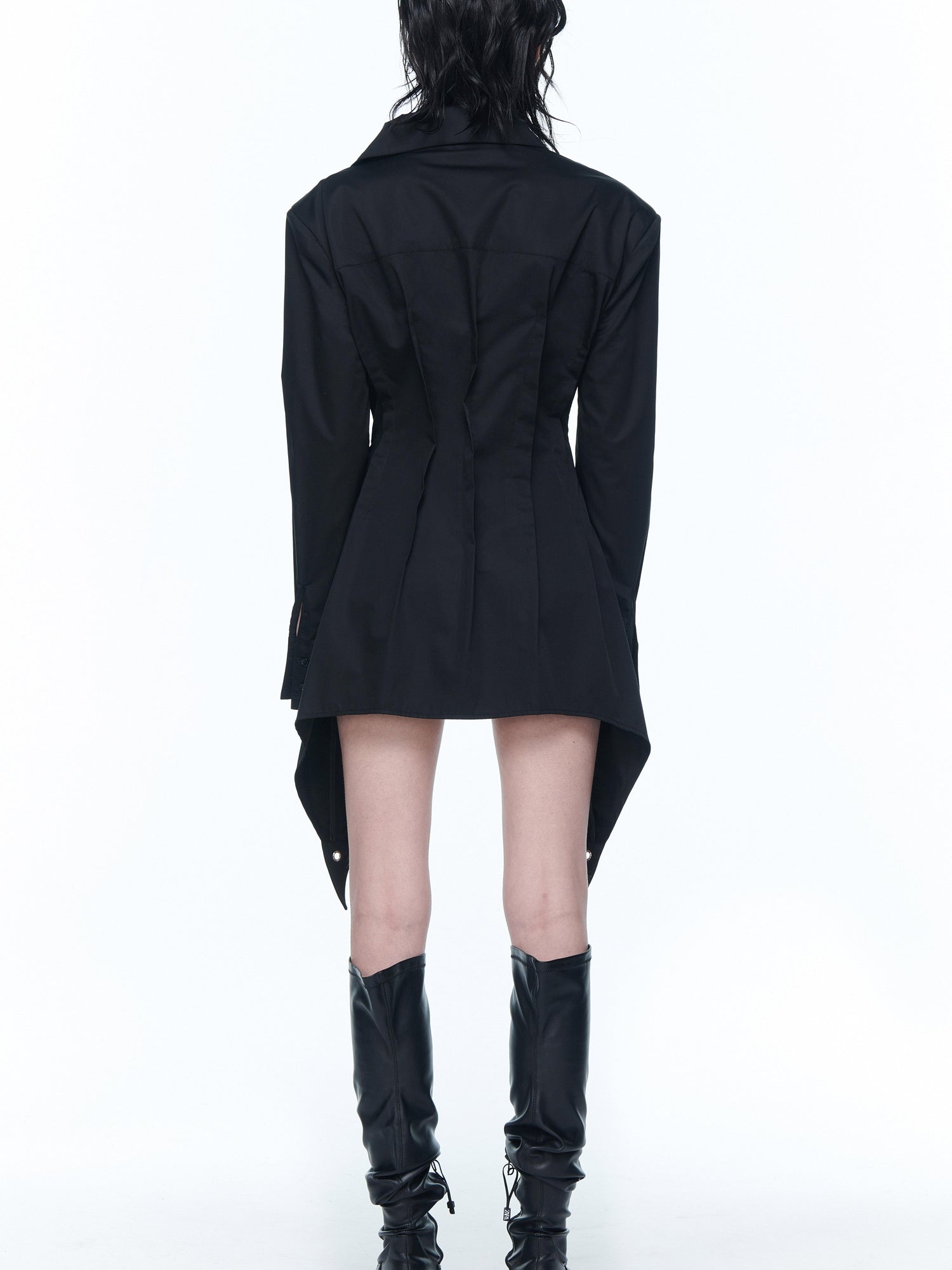 24ans Slinky Waist Tie Shirt Dress