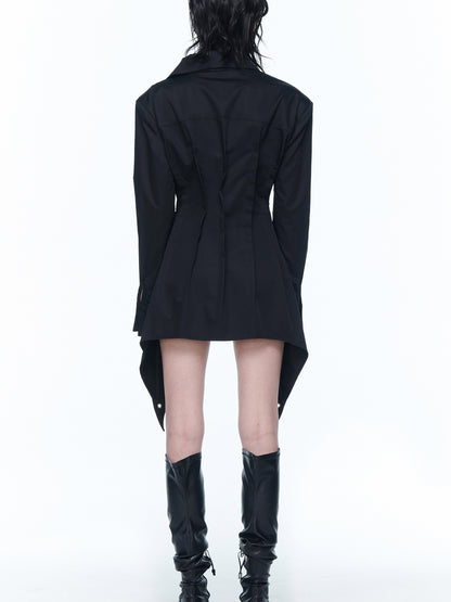 24ans Slinky Waist Tie Shirt Dress