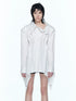Slinky Waist Tie Shirt Dress