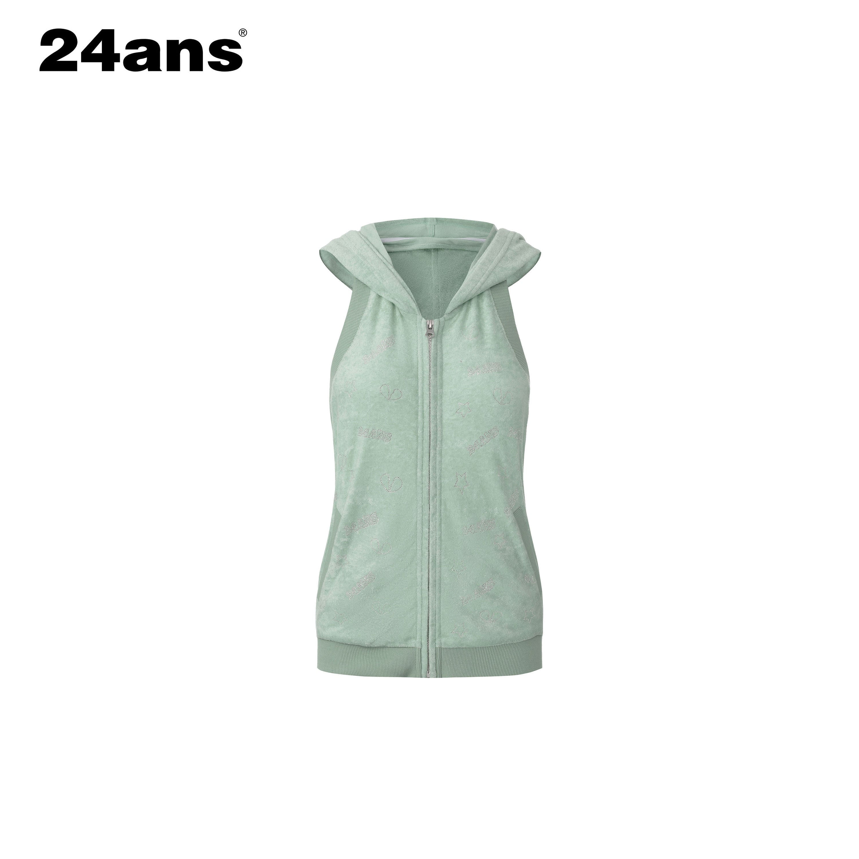 24ans Soft Ribbed Letter Crop Vest Mini Skirt Women Two Piece Knit Top &amp; Skirt Sets