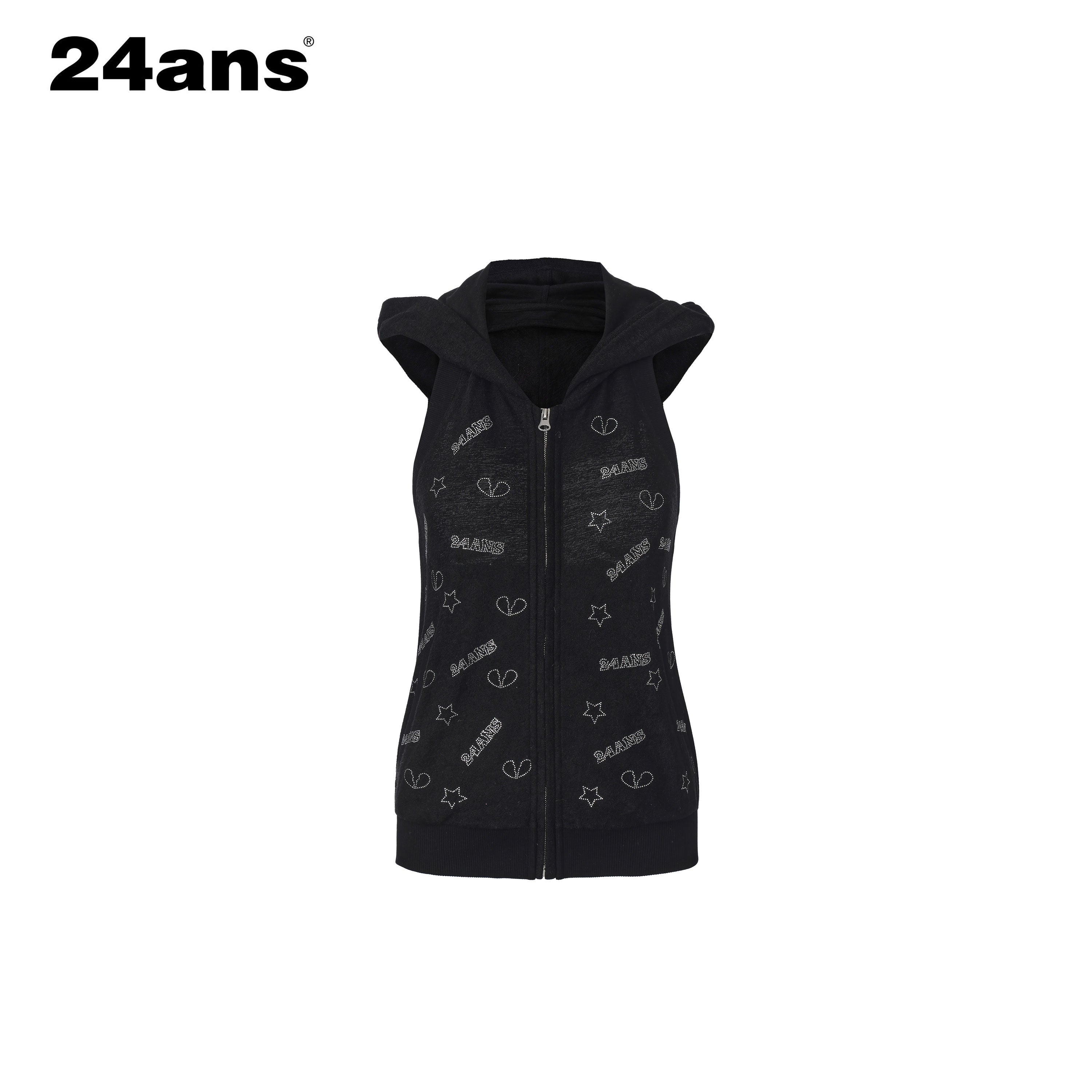 24ans Soft Ribbed Letter Crop Vest Mini Skirt Women Two Piece Knit Top &amp; Skirt Sets